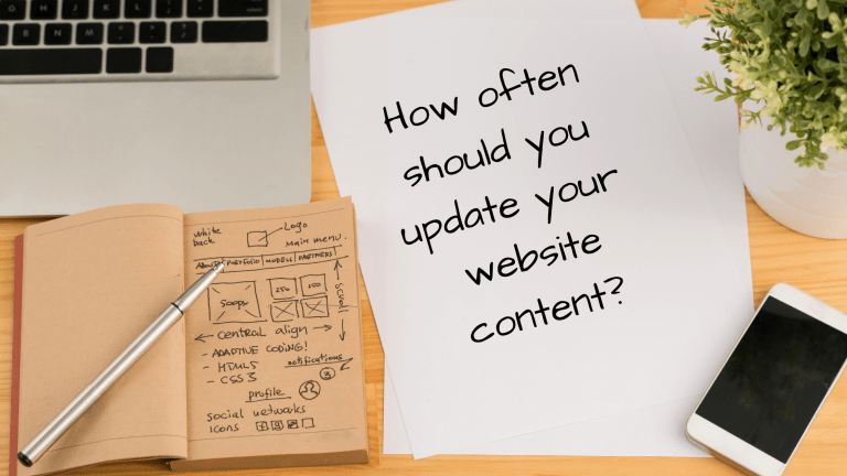 How often should you update your website content