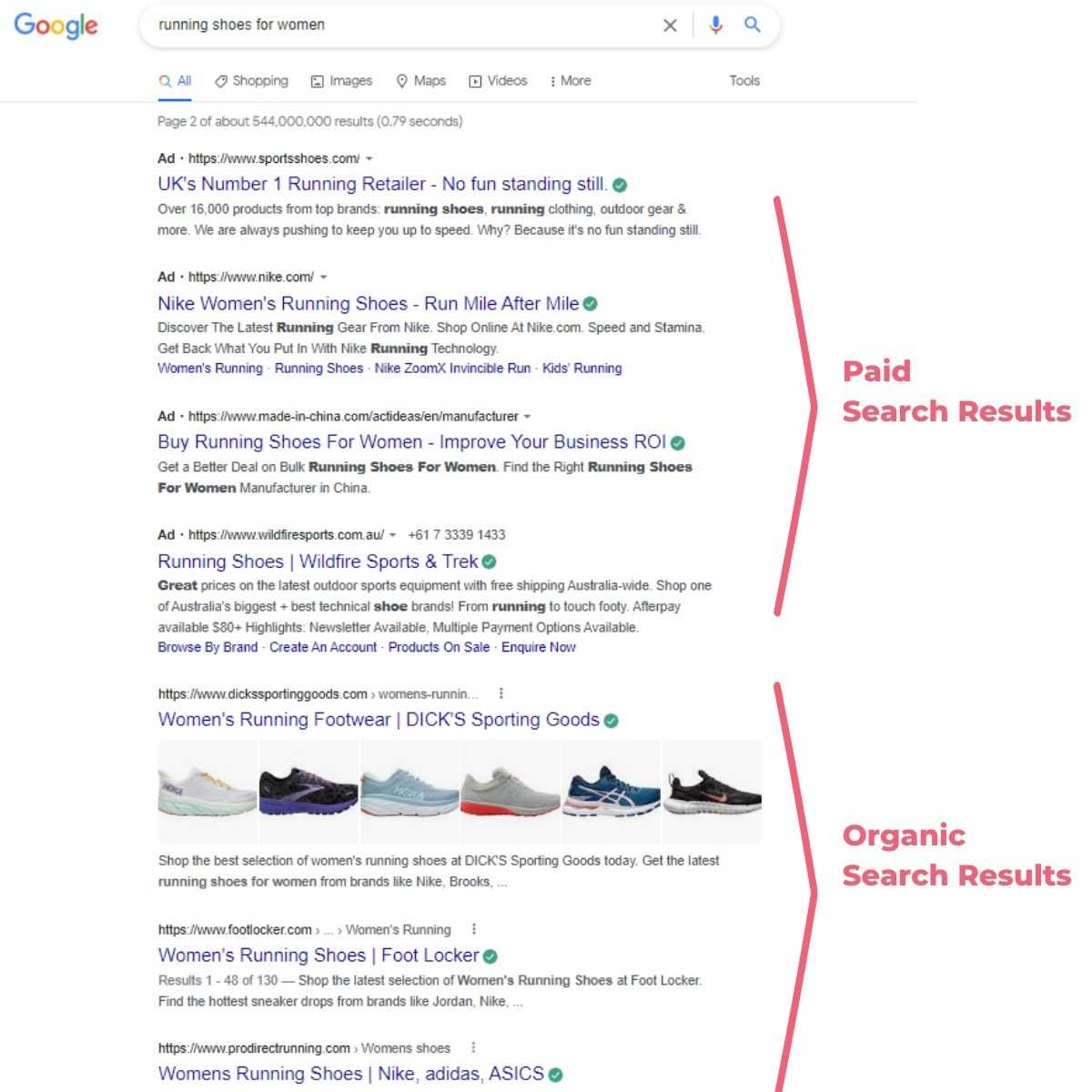 Beninner's Guide to SEO Examples For Paid and Organic Search Results 